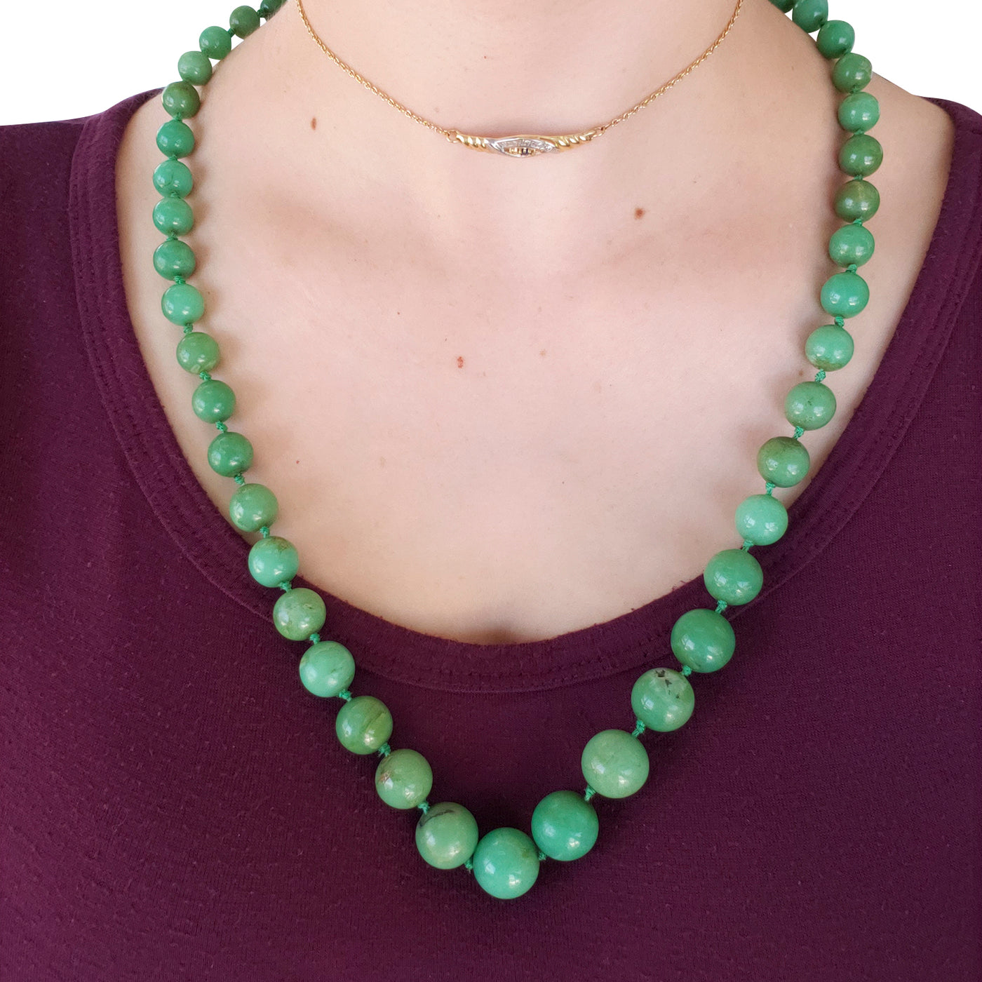 Buy Semi Precious Light Green Beads Online. – Gehna Shop